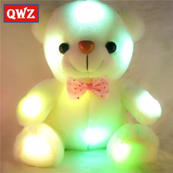 QWZ 22CM Colorful Glowing Luminous Plush Baby Plush Doll Toys Lighting Stuffed Bear Teddy Bear Lovely Christmas Gifts for Kids
QWZ 22CM Colorful Glowing Luminous Plush Baby Plush Doll Toys Lighting Stuffed Bear Teddy Bear Lovely Christmas Gifts for Kids