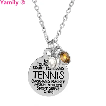 Yamily 10pcs/lot TENNIS Word Collage Charm Pendant Necklace personalise necklace Birthstone Necklace Sport jewelry gift
Yamily 10pcs/lot TENNIS Word Collage Charm Pendant Necklace personalise necklace Birthstone Necklace Sport jewelry gift