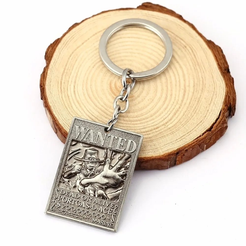 One Piece Wanted Keychain Ace Figure Pendant Key Chains Dog Tag Metal Alloy Chaveiro for Car Cosplay Fashion Jewelry HC11543
One Piece Wanted Keychain Ace Figure Pendant Key Chains Dog Tag Metal Alloy Chaveiro for Car Cosplay Fashion Jewelry HC11543