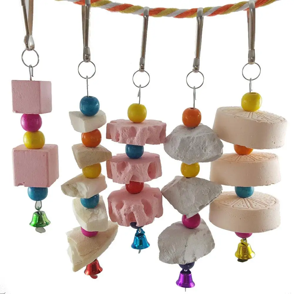 1pc Grindstone Bell Pet Parrot Bird Bite Teeth Grinding Toy Cage Hanging Decor Hot Sale
1pc Grindstone Bell Pet Parrot Bird Bite Teeth Grinding Toy Cage Hanging Decor Hot Sale