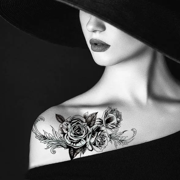 Black big flower beautifulred rose flower Body Art Waterproof fake sexy For Woman Flash TemporaryTattoo Stickers 10*20CM KD1220
Black big flower beautifulred rose flower Body Art Waterproof fake sexy For Woman Flash TemporaryTattoo Stickers 10*20CM KD1220