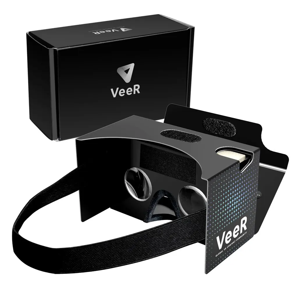 

VeeR Virtual Reality Google Cardboard VR Box for VR 360 Videos & Movies Compatible with Smartphones 3.5-6 inches