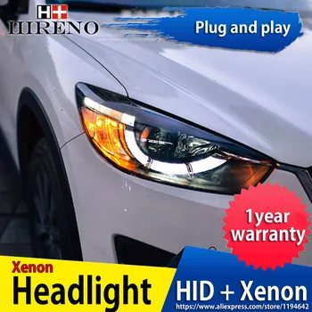 Hireno Headlamp for 2012-2016 Mazda CX-5 Headlight Headlight Assembly LED DRL Angel Lens Double Beam HID Xenon 2pcs
Hireno Headlamp for 2012-2016 Mazda CX-5 Headlight Headlight Assembly LED DRL Angel Lens Double Beam HID Xenon 2pcs