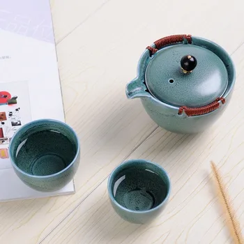 Creative 1 Pot 2 Cups Porcelain Teapot With Stainless Steel Infuser Portable Personal Travel Ceramic Kettle Chinese Tea Pot Set
Creative 1 Pot 2 Cups Porcelain Teapot With Stainless Steel Infuser Portable Personal Travel Ceramic Kettle Chinese Tea Pot Set