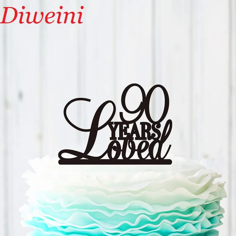 90 Years Loved Cake Topper, Birthday Cake Topper, Custom 90th Anniversary Cake Topper, Unique 90th Birthday Party Cake Decor
90 Years Loved Cake Topper, Birthday Cake Topper, Custom 90th Anniversary Cake Topper, Unique 90th Birthday Party Cake Decor