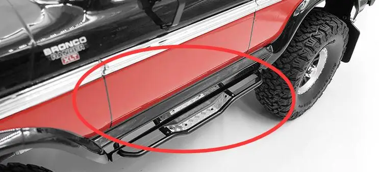 Подножка ранчо/КС для Hraxxas 1/10 Rock Cralwer Trail 4X4 TRX 4 #82016 trx4 Ford Bronco Ranger Defender D110|Детали и