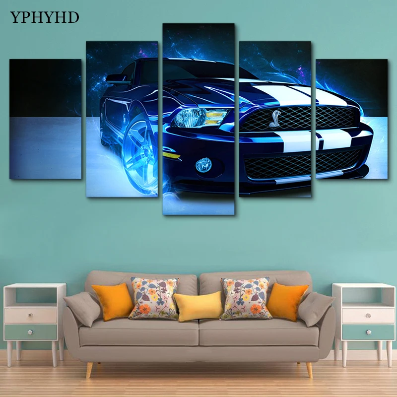 YPHYHD Modern Home Wall Art Decor Frame Pictures HD Prints 5 Piece Blue Sports Car Painting On Canvas Picture Modular Canvas Art
YPHYHD Modern Home Wall Art Decor Frame Pictures HD Prints 5 Piece Blue Sports Car Painting On Canvas Picture Modular Canvas Art