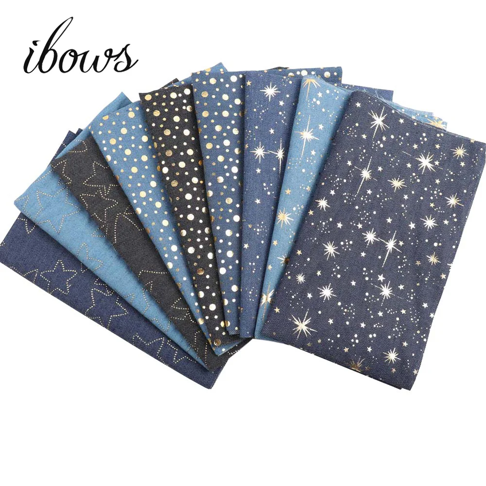 40CM*50CM Denim Soft Fabric Star Dots Printed Breathable Fabric DIY Dolls Patchwork Clothing Making Home Textile Material
40CM*50CM Denim Soft Fabric Star Dots Printed Breathable Fabric DIY Dolls Patchwork Clothing Making Home Textile Material