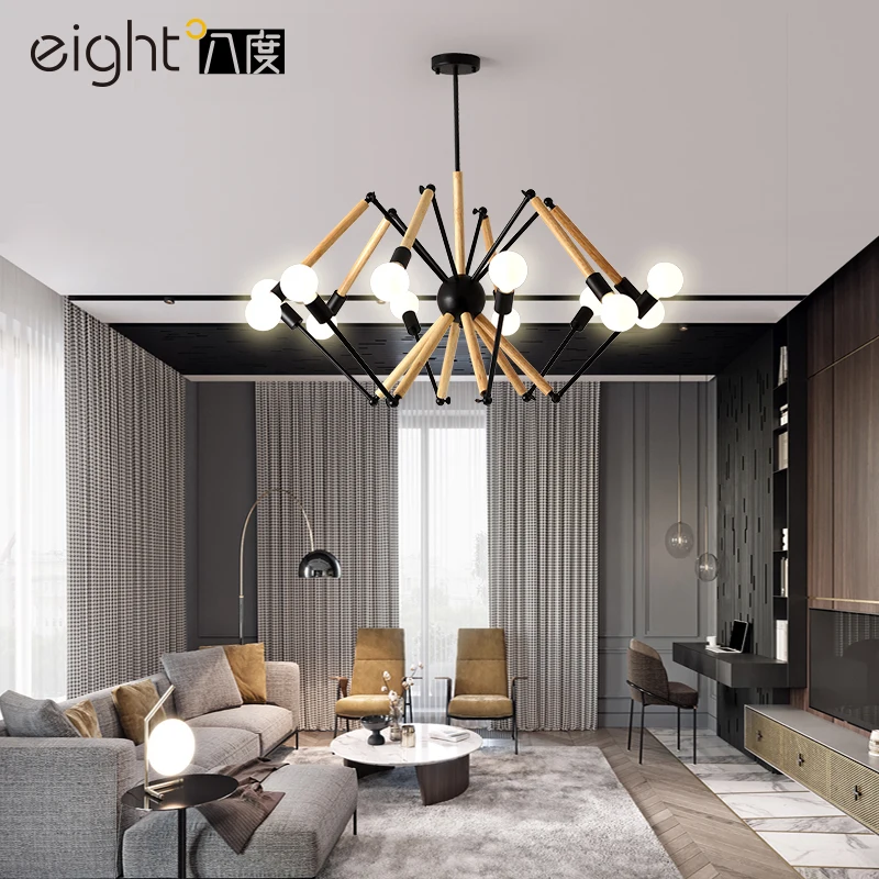 Nordic LEDchandelier living room suspended lamps wood art luminaires bedroom lighting home fixtures novel creative hanging light
Nordic LEDchandelier living room suspended lamps wood art luminaires bedroom lighting home fixtures novel creative hanging light