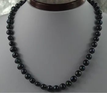 Hot Sale 8-9mm Big Size Black Color Natural Freshwater Real Pearl Necklace Classic Cheap Jewelry Wholesale
Hot Sale 8-9mm Big Size Black Color Natural Freshwater Real Pearl Necklace Classic Cheap Jewelry Wholesale