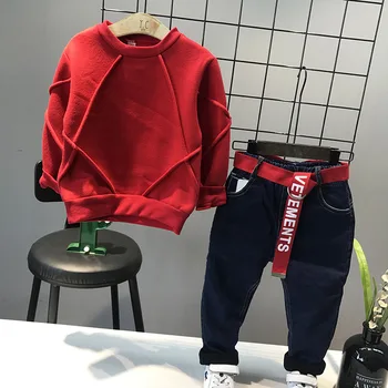 Boys winter thick hoodies kids o-neck long sleeve red green casual t shirt baby fashion cotton velvet clothes children 1-6 years
Boys winter thick hoodies kids o-neck long sleeve red green casual t shirt baby fashion cotton velvet clothes children 1-6 years