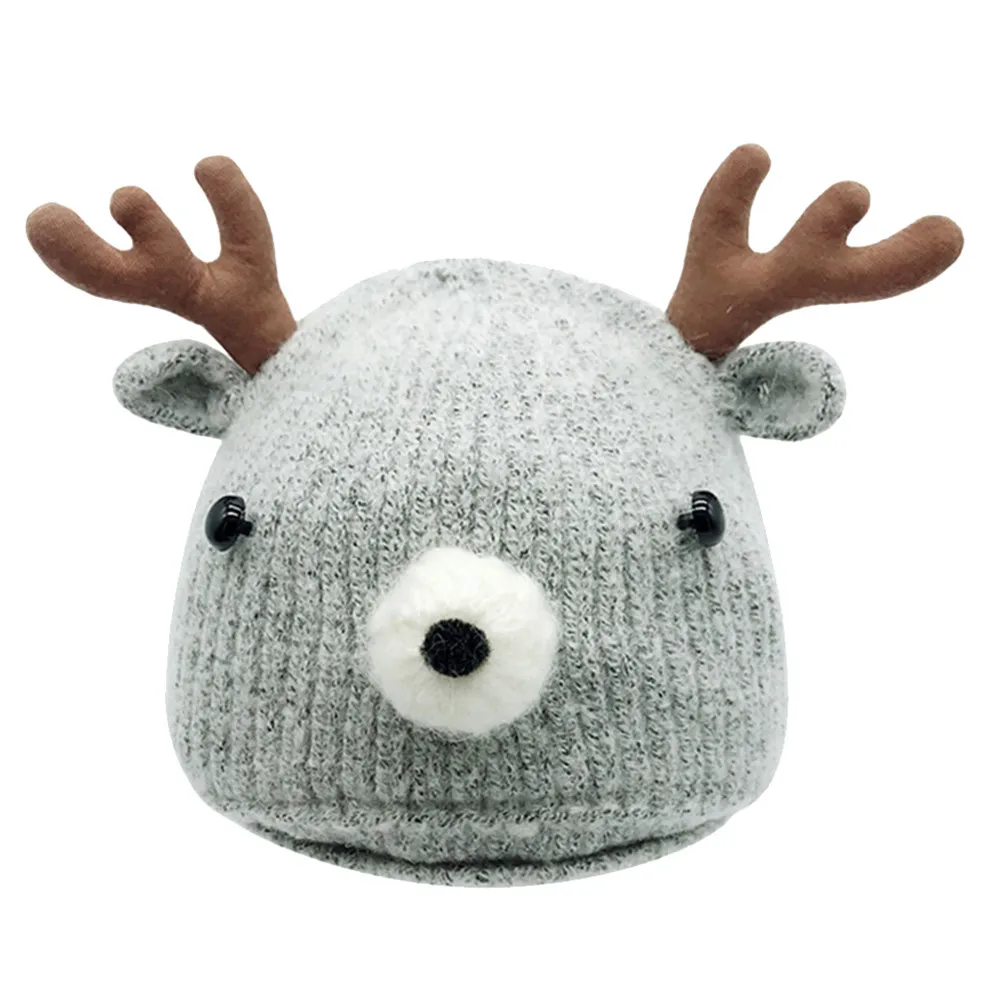 6-18M Cute Christmas Toddler Baby Cartoon Winter Deer Horn Knitted Hat Baby Cotton Blends Keep Warm Cap Drop Shipping
6-18M Cute Christmas Toddler Baby Cartoon Winter Deer Horn Knitted Hat Baby Cotton Blends Keep Warm Cap Drop Shipping