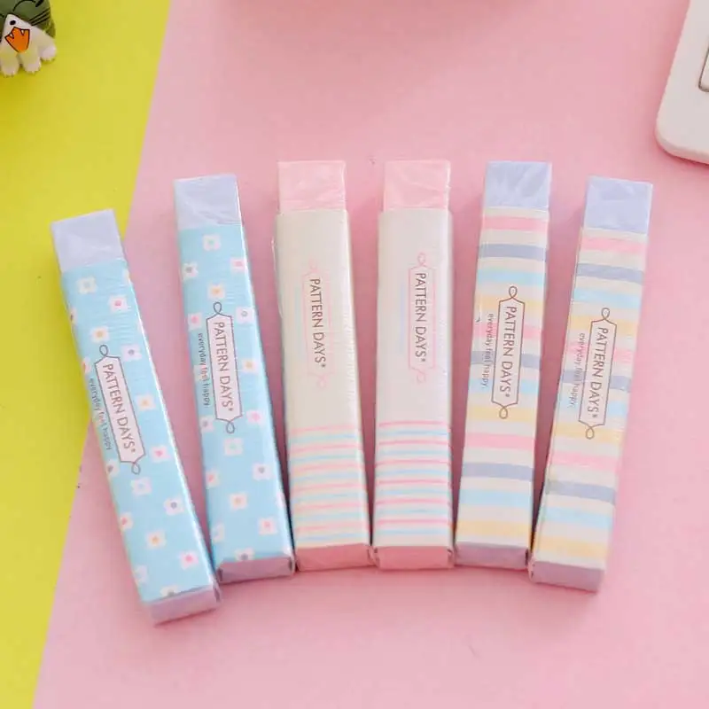 Cute Stripe Flower Rubber Erasers Kawaii Kids Gifts School Office Students Correction Pencil Erasers Korean Stationery
Cute Stripe Flower Rubber Erasers Kawaii Kids Gifts School Office Students Correction Pencil Erasers Korean Stationery
