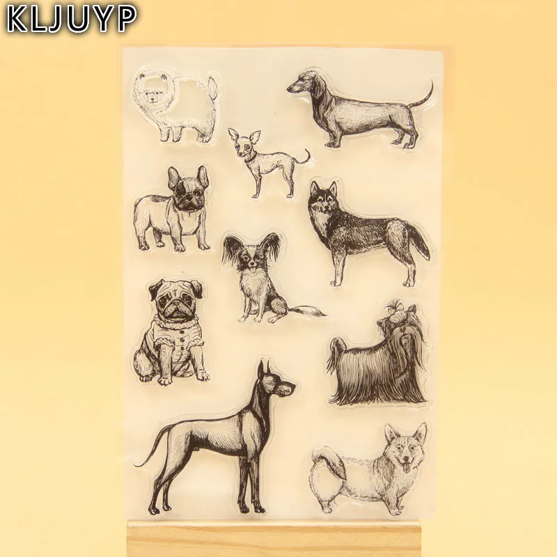 KLJUYP Cute Dogs Transparent Clear Silicone Stamp/Seal for DIY scrapbooking/photo album Decorative clear stamp sheets
KLJUYP Cute Dogs Transparent Clear Silicone Stamp/Seal for DIY scrapbooking/photo album Decorative clear stamp sheets