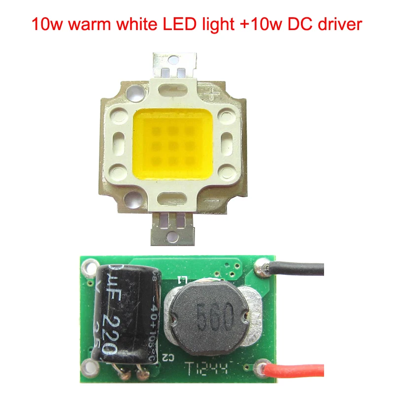 1pcs 10W Warm White 3000K Neutral White 4000K Cool White 6000-30000K SMD LED Light Chip With AC 110-220V Or DC 12-24V LED Driver
1pcs 10W Warm White 3000K Neutral White 4000K Cool White 6000-30000K SMD LED Light Chip With AC 110-220V Or DC 12-24V LED Driver
