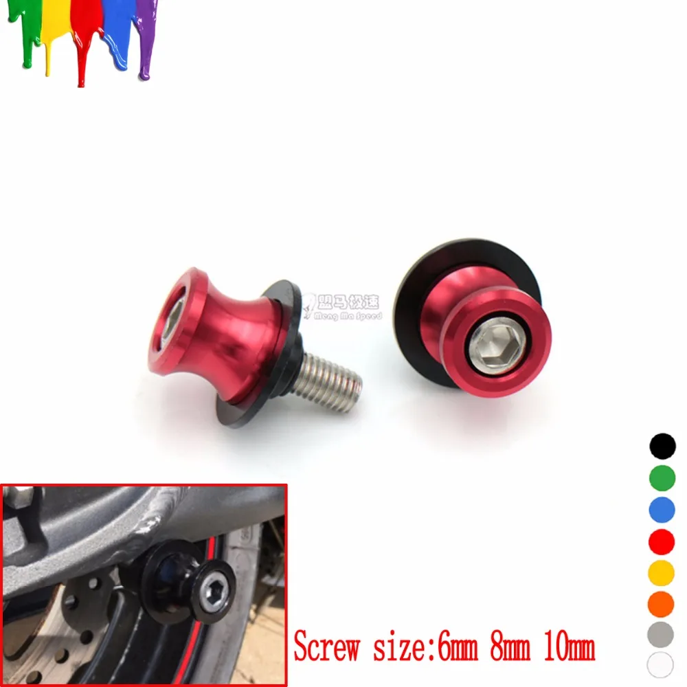 Universal CNC Aluminum 6mm 8mm 10mm Motorcycle Swingarm Spools Slider Stands Screws fits For HONDA SUZUKI
Universal CNC Aluminum 6mm 8mm 10mm Motorcycle Swingarm Spools Slider Stands Screws fits For HONDA SUZUKI