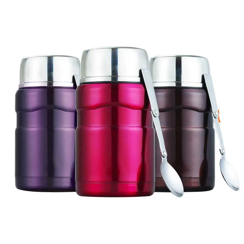 Vacuum Insulated Stainless Steel Food Jar Cute Double Wall Vacuum Flask Thermoses Heat Resistant Bottle Ideal for Home Use 550ml
Vacuum Insulated Stainless Steel Food Jar Cute Double Wall Vacuum Flask Thermoses Heat Resistant Bottle Ideal for Home Use 550ml