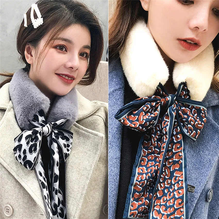 M MISM Warm Winter Neck Scarf Shawls For Women Fur Collar Snood For Women Bandana Cashmere Silk Leopard Scarf For Girls sjaal 
M MISM Warm Winter Neck Scarf Shawls For Women Fur Collar Snood For Women Bandana Cashmere Silk Leopard Scarf For Girls sjaal