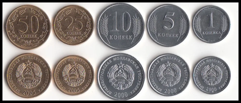 Set 5pcs Transnistria Coins Edition EU 100% real and Original European Coin for Collection UNC New
Set 5pcs Transnistria Coins Edition EU 100% real and Original European Coin for Collection UNC New