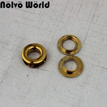 13mm Nolvo world flat covering Tea gold Round eyelet Gromment for bag purse chain Bet sewing Hareware
13mm Nolvo world flat covering Tea gold Round eyelet Gromment for bag purse chain Bet sewing Hareware