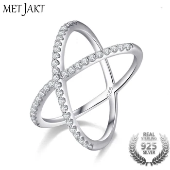 MetJakt Classic 925 Sterling Silver Cross Rings with Top Quality Zirconia for Women's Wedding&Engagement Rings Jewelry Gift
MetJakt Classic 925 Sterling Silver Cross Rings with Top Quality Zirconia for Women's Wedding&Engagement Rings Jewelry Gift