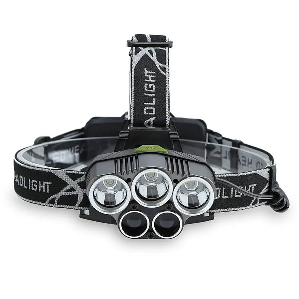 Outdoor 5LED 3T6+2LTS USB Rechargeable Headlight High Brightness Camping Hunting Headlamp Portable Fishing Ridding Lights
Outdoor 5LED 3T6+2LTS USB Rechargeable Headlight High Brightness Camping Hunting Headlamp Portable Fishing Ridding Lights