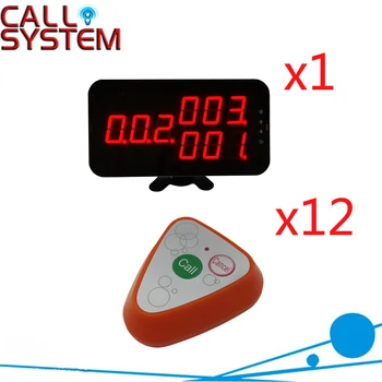 Ycall Wireless Table Bell System Display Screen With Pager Table Bells Buttons 3Keys(1 display+12 call button)
Ycall Wireless Table Bell System Display Screen With Pager Table Bells Buttons 3Keys(1 display+12 call button)