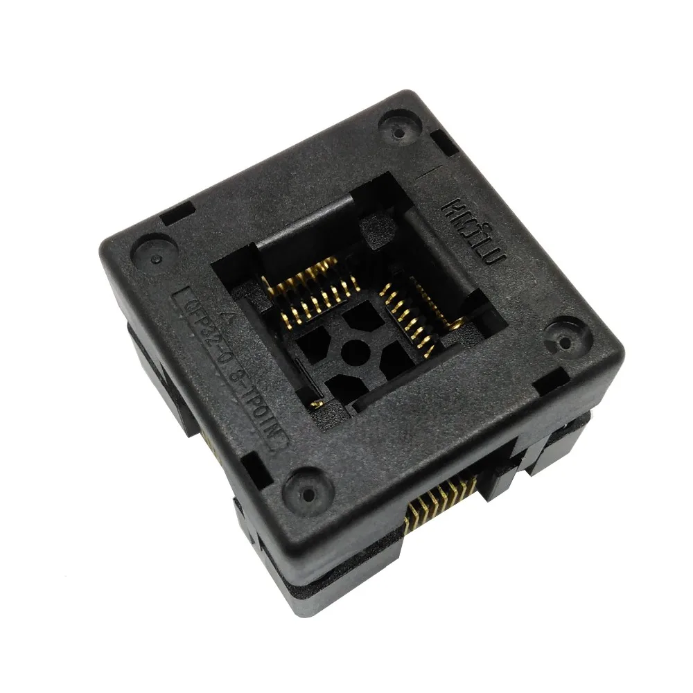 Free shipping 10pcs QFP32 TQFP32 LQFP32 Burn in Socket IC51-0324-1498 Pin Pitch 0.8mm IC Body Size 7x7mm Test Socket Adapter
Free shipping 10pcs QFP32 TQFP32 LQFP32 Burn in Socket IC51-0324-1498 Pin Pitch 0.8mm IC Body Size 7x7mm Test Socket Adapter