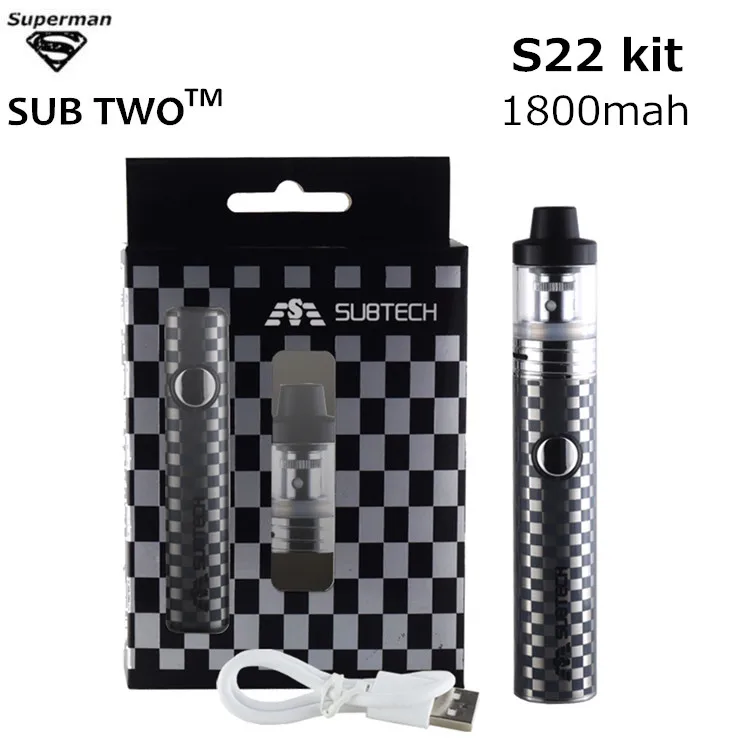Original SUB TWO S22 vape kit airflow control 2.0ml atomizer Ceramic Coil 1800mah battery vaporizer electronic cigarette
Original SUB TWO S22 vape kit airflow control 2.0ml atomizer Ceramic Coil 1800mah battery vaporizer electronic cigarette