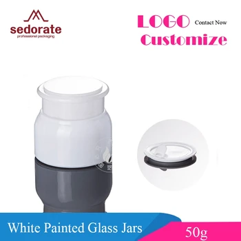 Sedorate 50 pcs/Lot Glass Jars DHL Free Shipping White Painted Glass Jars 50g Cream Jars With Inner Cover Containers XMM198
Sedorate 50 pcs/Lot Glass Jars DHL Free Shipping White Painted Glass Jars 50g Cream Jars With Inner Cover Containers XMM198