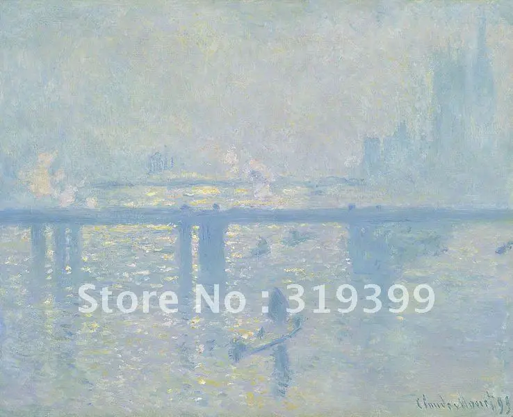 Oil Painting Reproduction on linen canvas,Charing Cross Bridge by Claude Monet,museum quality,100% handmade,Free Fast Shipping
Oil Painting Reproduction on linen canvas,Charing Cross Bridge by Claude Monet,museum quality,100% handmade,Free Fast Shipping