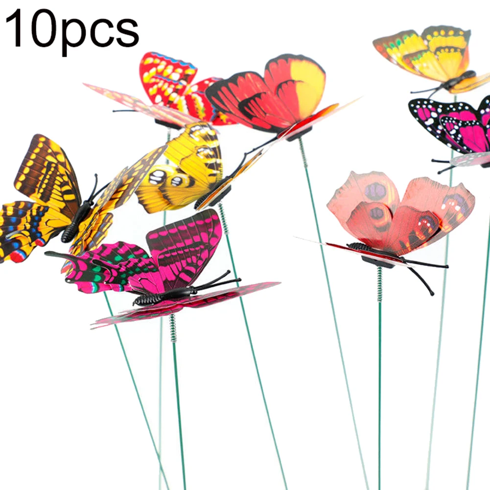 10Pcs Butterflies Homes Garden Decoration Outdoor Yards Planters Colorful Simulation Stick Butterfly Ornament Flower Pot Decor
10Pcs Butterflies Homes Garden Decoration Outdoor Yards Planters Colorful Simulation Stick Butterfly Ornament Flower Pot Decor