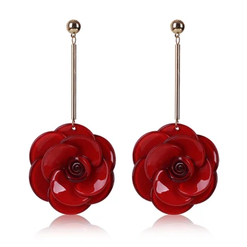 European and American Fashion Flower Acrylic Rose Flower Earring Fashion Simply Earrings Women Earrings Jewelry
European and American Fashion Flower Acrylic Rose Flower Earring Fashion Simply Earrings Women Earrings Jewelry