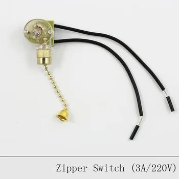 2PCS Lamp Zipper Switch Wall Light Ceiling Fan Switch 2 Wire Single Control Pull Chain Switch free shipping
2PCS Lamp Zipper Switch Wall Light Ceiling Fan Switch 2 Wire Single Control Pull Chain Switch free shipping