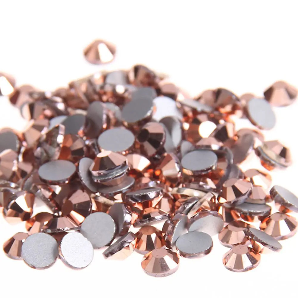 Rose gold Color ss3-ss30 Non Hotfix Glass Rhinestones Glue On Strass Stones For Nails Art Phone Case Diy Garment Decorations
Rose gold Color ss3-ss30 Non Hotfix Glass Rhinestones Glue On Strass Stones For Nails Art Phone Case Diy Garment Decorations