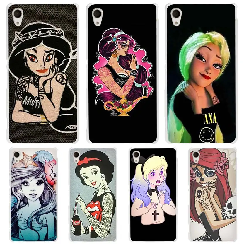 Tattooed princess Alice Ariel Jasmine hard Transparent Case Cover Coque for Sony Xperia z1 z2 z3 z4 z5 m4 aqua m5 XA XZ C4 E4 E5
Tattooed princess Alice Ariel Jasmine hard Transparent Case Cover Coque for Sony Xperia z1 z2 z3 z4 z5 m4 aqua m5 XA XZ C4 E4 E5