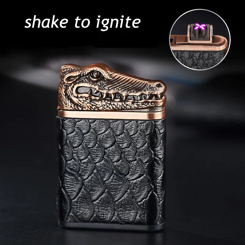 Double Arc Lighter Windproof Electronic USB Recharge Shake To Ignite Lighter Cigarette Smoking Electric Lighter
Double Arc Lighter Windproof Electronic USB Recharge Shake To Ignite Lighter Cigarette Smoking Electric Lighter