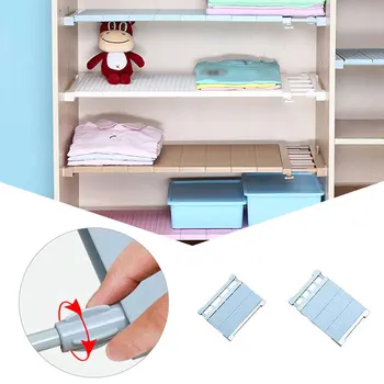 1pc Retractable Kitchen Home Paste Type Telescopic Organizer Shelf Wardrobe Storage Rack Cabinet Layered Partition Storage Frame
1pc Retractable Kitchen Home Paste Type Telescopic Organizer Shelf Wardrobe Storage Rack Cabinet Layered Partition Storage Frame