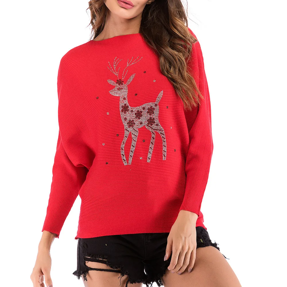 Winter Women Sweater pullover 2018 Knitted Christmas Reindeer Pattern Sweaters tops casual Knitwear sweater for women Pull Femme
Winter Women Sweater pullover 2018 Knitted Christmas Reindeer Pattern Sweaters tops casual Knitwear sweater for women Pull Femme