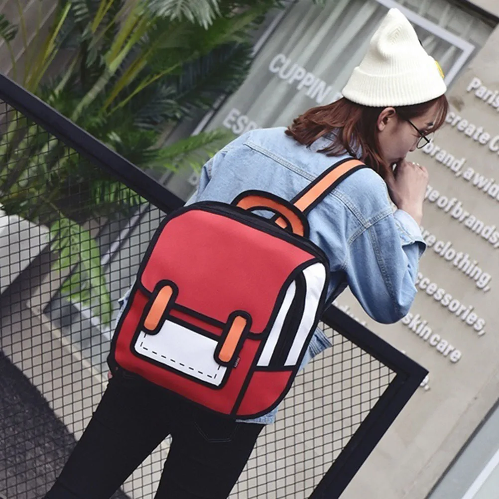 3D Painting Creative Backpack Fashion Cartoon Jumping Style Comic Backpack Cute Travel Student SchoolBag Girl
3D Painting Creative Backpack Fashion Cartoon Jumping Style Comic Backpack Cute Travel Student SchoolBag Girl