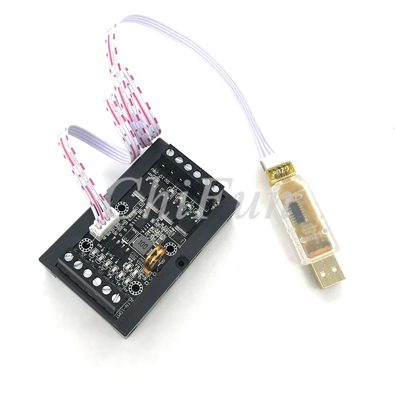 PLC industrial board programmable controller FX1N-10MT delay module with program cable and shell
PLC industrial board programmable controller FX1N-10MT delay module with program cable and shell