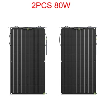 Flexible Solar Panel 12V 160W ETFE Semi Flexible Solar Panel Solar Cells 80W 2PCS Monocrystalline Solar cell Module System Kits
Flexible Solar Panel 12V 160W ETFE Semi Flexible Solar Panel Solar Cells 80W 2PCS Monocrystalline Solar cell Module System Kits