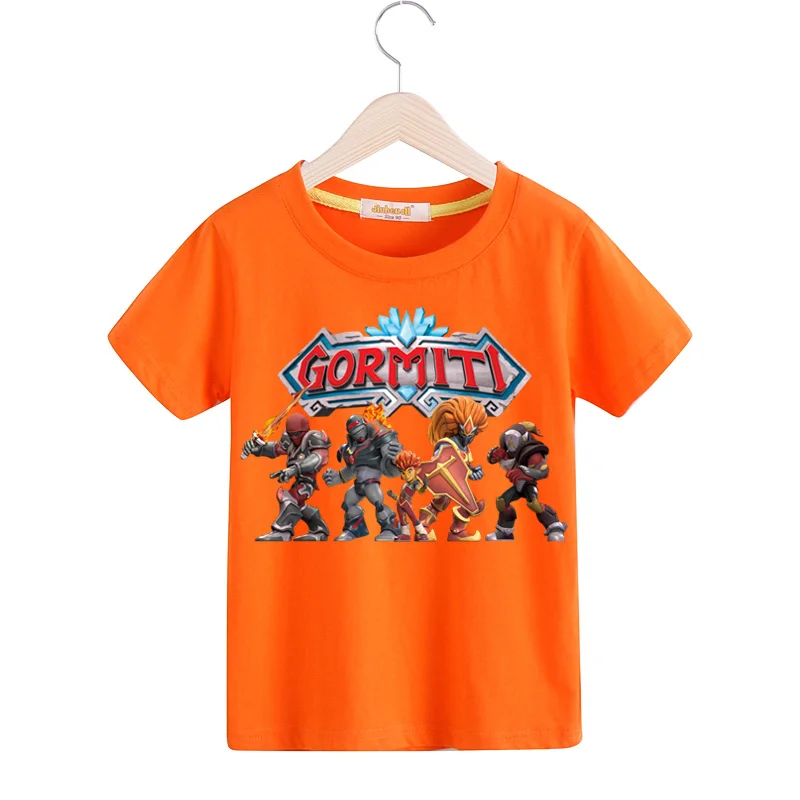New Arrivals Gormiti Game Tee Top For Kids Clothing Children Summer Short Sleeve T-shirts Costume Boy Girls Casual Tshirts TX166 (1)