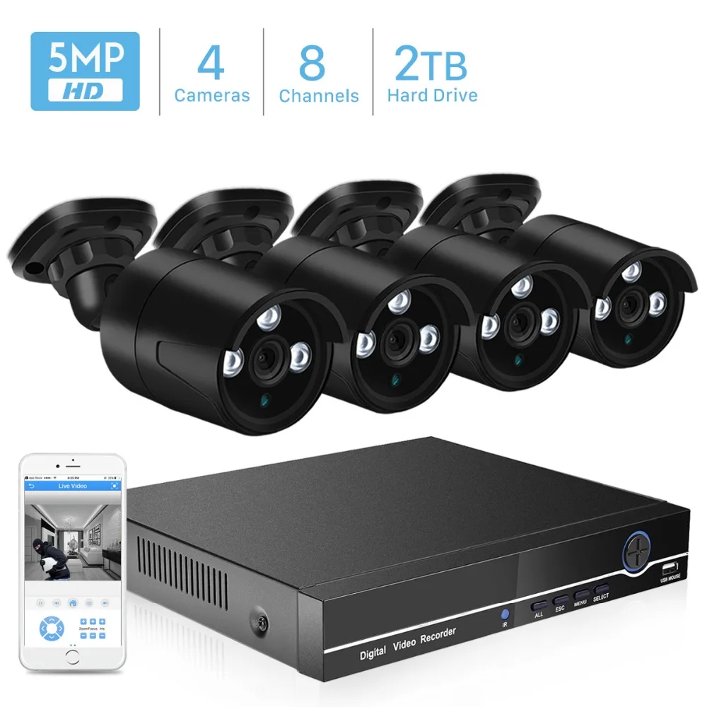 BESDER H.265 CCTV Security Camera System 8CH POE NVR With IP Camera 4MP CCTV Kit Waterproof IP66 Video Surveillance System XMEye
BESDER H.265 CCTV Security Camera System 8CH POE NVR With IP Camera 4MP CCTV Kit Waterproof IP66 Video Surveillance System XMEye