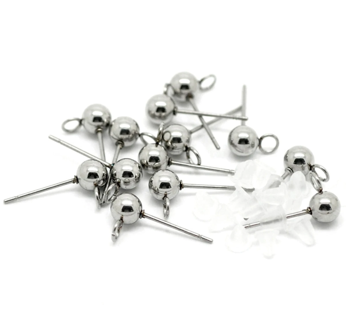 6-10Pcs 16x7mm Stainless Steel Earring With Hanging Ball Earrings Ear Plug For Jewelry Findings DIY Jewelry Making Accessories
6-10Pcs 16x7mm Stainless Steel Earring With Hanging Ball Earrings Ear Plug For Jewelry Findings DIY Jewelry Making Accessories