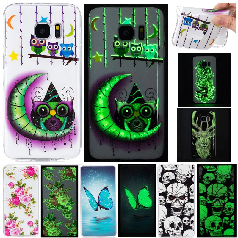 Luxury Cute Cartoon Luminous Night Light Owl Skull Funda Phone Cases For Samsung Galaxy S5 S6 S6 Edge S7 S7 Edge Back Cover Case
Luxury Cute Cartoon Luminous Night Light Owl Skull Funda Phone Cases For Samsung Galaxy S5 S6 S6 Edge S7 S7 Edge Back Cover Case