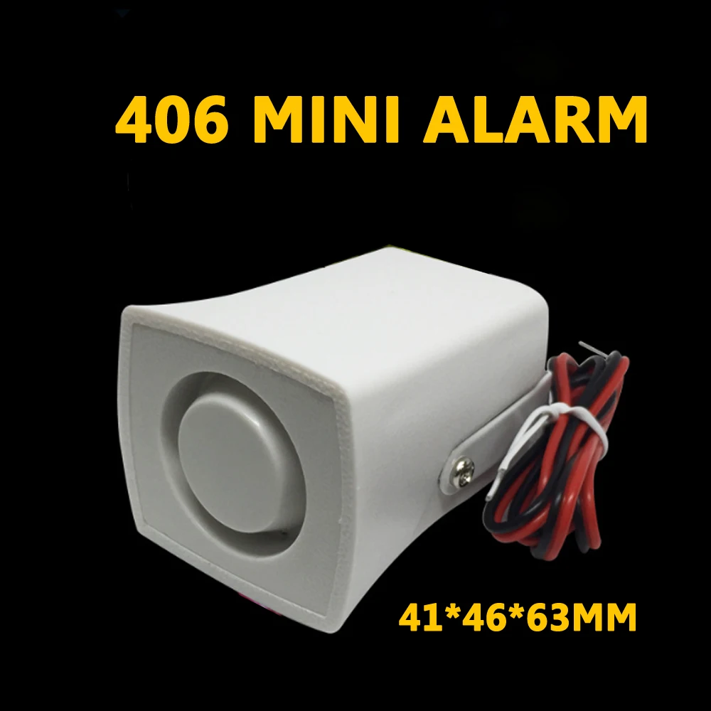 Mini Horn Alarm Siren 105db Sound Alarm DC 12V Wired Indoor Siren for Home House Alarm System
Mini Horn Alarm Siren 105db Sound Alarm DC 12V Wired Indoor Siren for Home House Alarm System