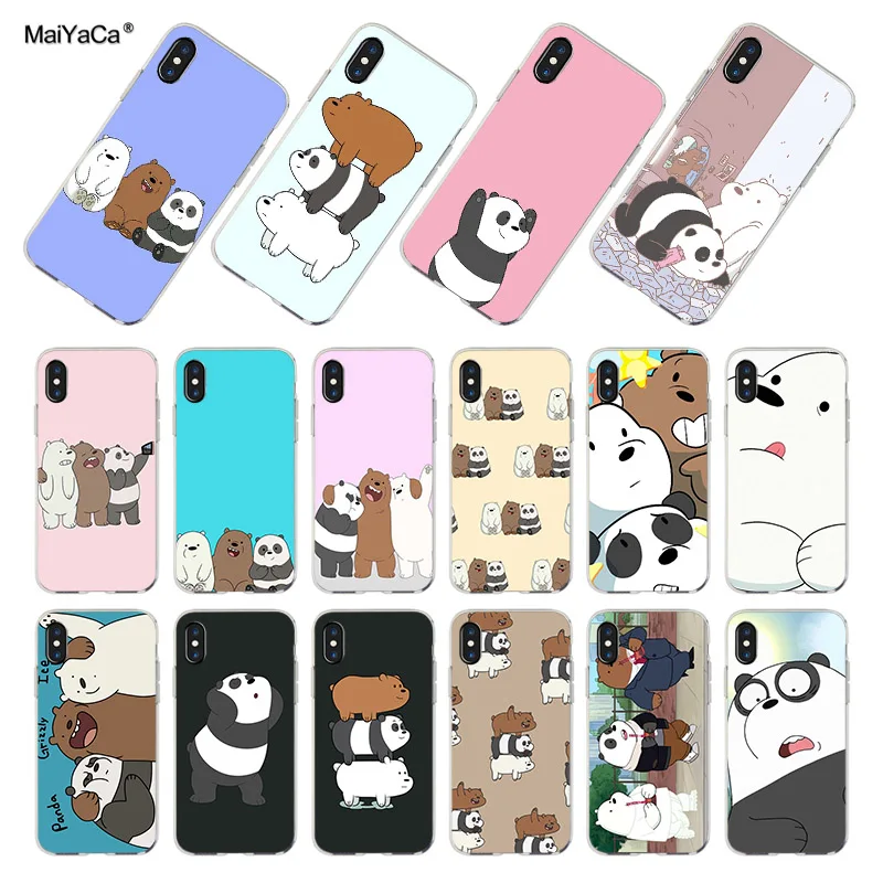 MaiYaCa we bare bears transparent soft tpu phone case cover for iPhone 8 7 6 6S Plus X XS MAX XR 10 5S SE 4 4S Coque Shell
MaiYaCa we bare bears transparent soft tpu phone case cover for iPhone 8 7 6 6S Plus X XS MAX XR 10 5S SE 4 4S Coque Shell