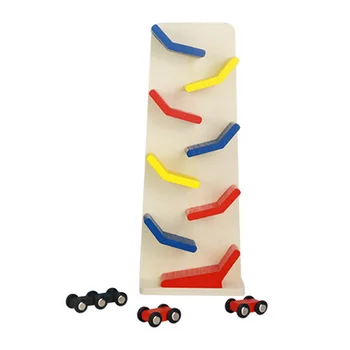 Wooden 8-Layer Ramp Race Track & 8 Mini Inertia Car Sliding Toy Vehicel&Car Baby Toddler Motor Skill Developmental Kids Gift Toy
Wooden 8-Layer Ramp Race Track & 8 Mini Inertia Car Sliding Toy Vehicel&Car Baby Toddler Motor Skill Developmental Kids Gift Toy