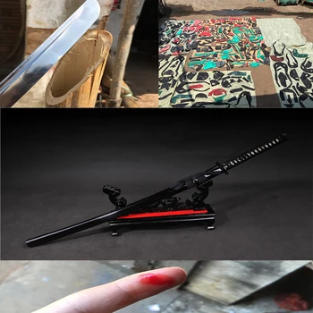 handmade katanas samurai japanese sword real katana swords for sale sharp black Combat
handmade katanas samurai japanese sword real katana swords for sale sharp black Combat